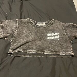 Alexander Wang Black Crop Top